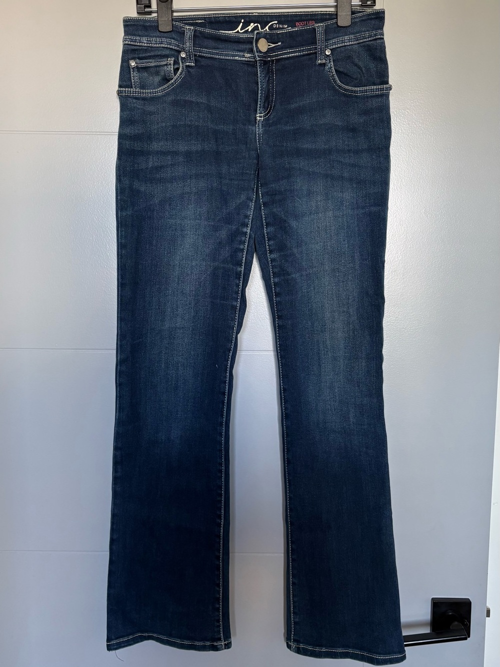 INC International Concepts Bootleg Curvy Fit Jeans